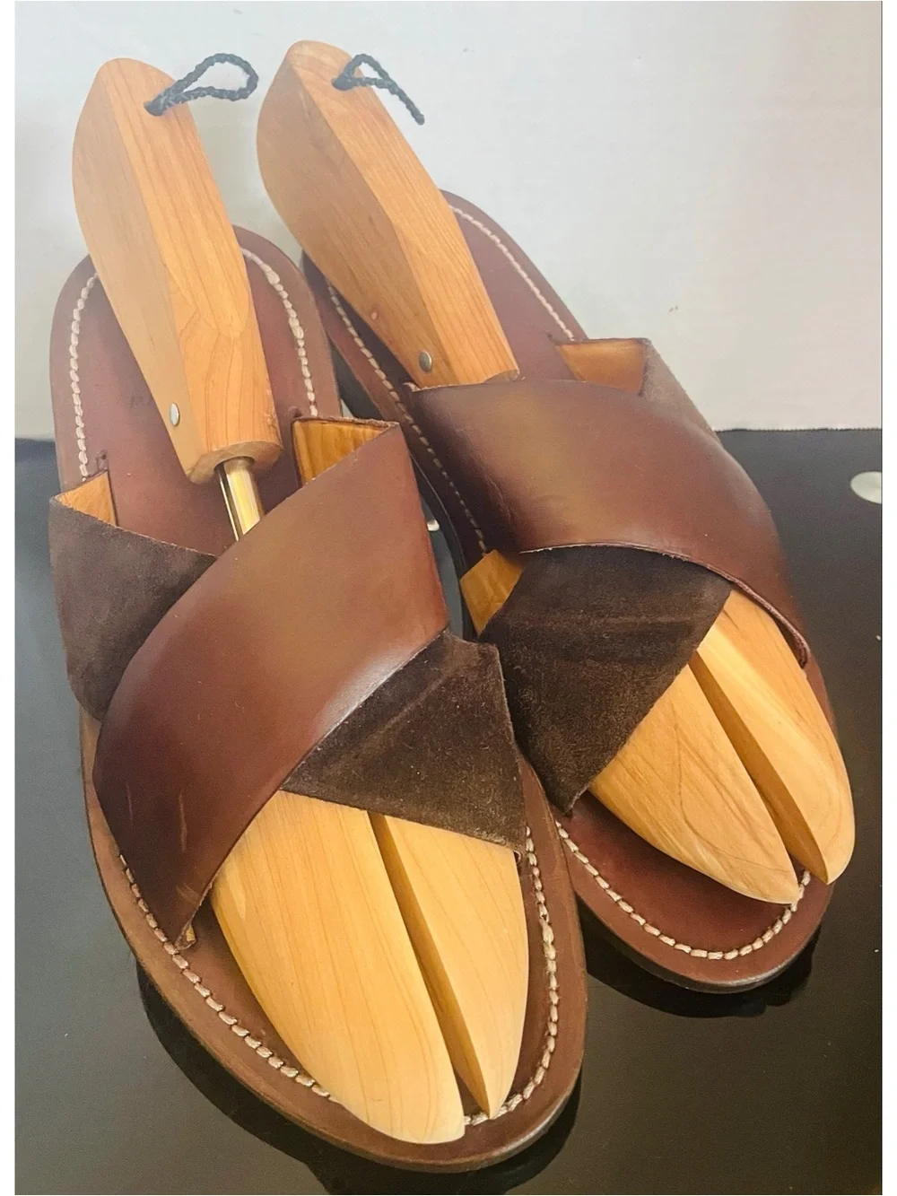 SUTOR MANTELLASSI BROWN SHOES – SIZE: 8 US / 7 UK Crisscross Retail $639